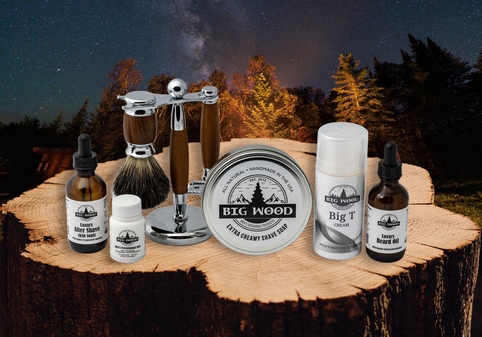 Load video: Big Wood Men&#39;s Grooming Products Review