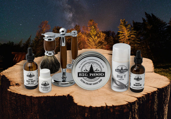 Big wood Men's Grooming Products With Natural Testosterone Boosters Pine Pollen And Tribulus
