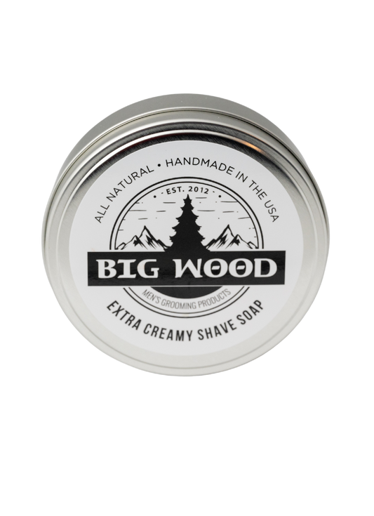 Big Wood Extra Creamy Men's Shave Soap