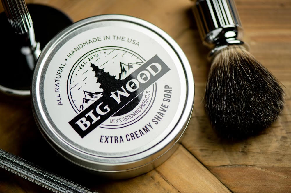 Big Wood Extra Creamy Men's Shave Soap